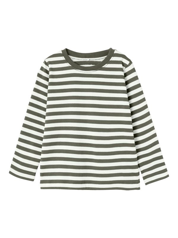NAME IT NAME IT Majica  maslinasta / prljavo bijela