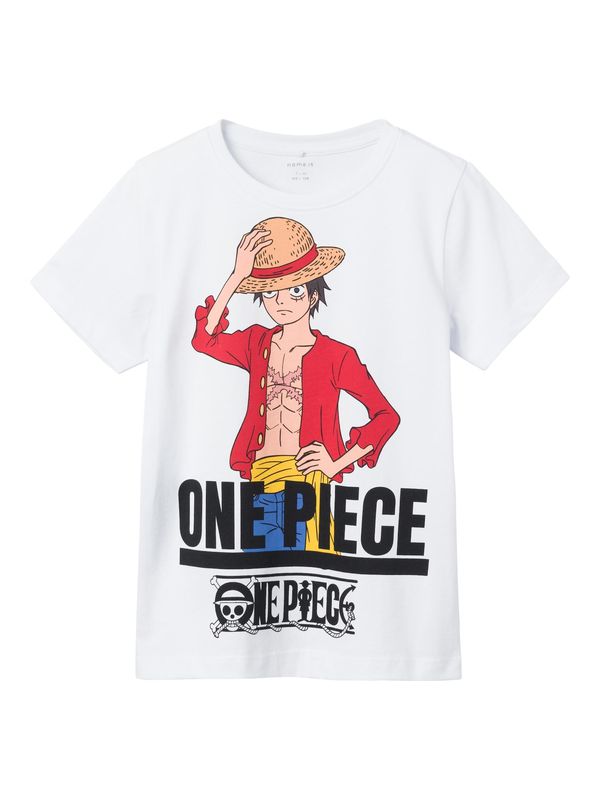 NAME IT NAME IT Majica 'NATE ONEPIECE'  žuta / crvena / crna / bijela