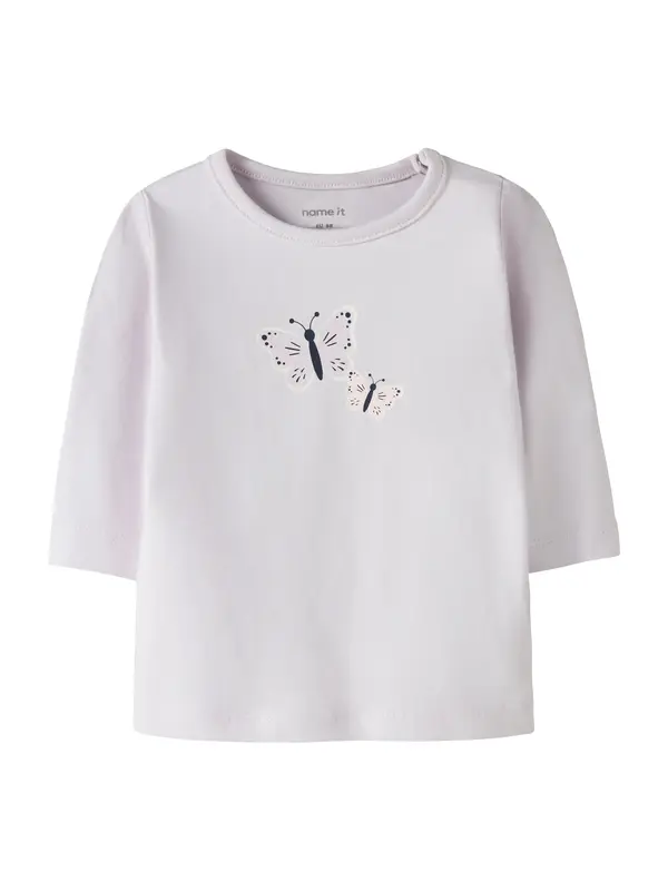 NAME IT NAME IT Majica 'NBFVUBIE'  boja devine dlake (camel) / lavanda / crna