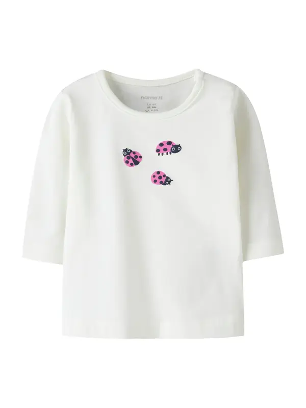 NAME IT NAME IT Majica 'NBFVUBIE'  roza / crna / bijela