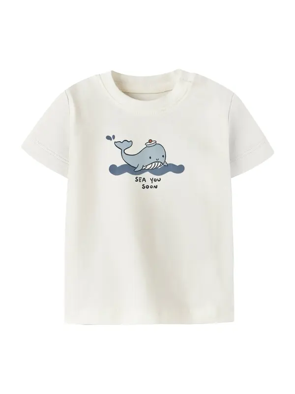 NAME IT NAME IT Majica 'NBMFALLON'  safirno plava / crna / prljavo bijela