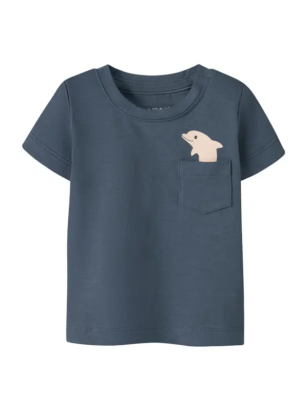 NAME IT NAME IT Majica 'NBMFARON'  svijetlobež / indigo