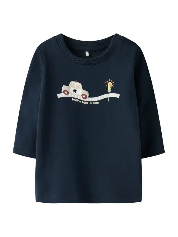 NAME IT NAME IT Majica 'NBMTHOMAS'  boja pijeska / mornarsko plava / narančasta / prljavo bijela