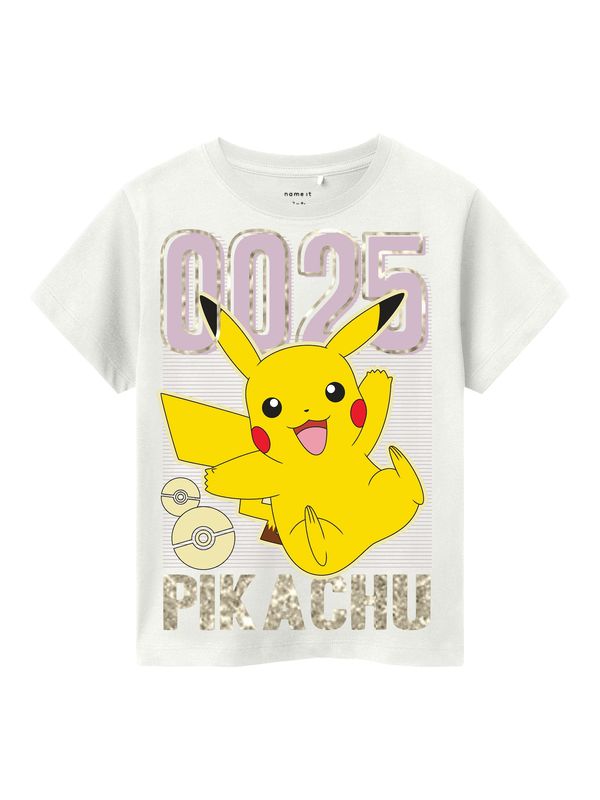 NAME IT NAME IT Majica 'NKFJIMINI'  žuta / zlatna / lila / bijela