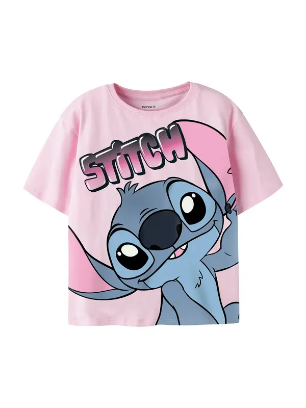 NAME IT NAME IT Majica 'NKFMorissina Stitch'  safirno plava / opal / roza / crna