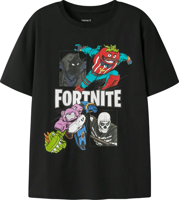 NAME IT NAME IT Majica 'NKMAMBROSE FORTNITE'  lavanda / crvena / crna / bijela