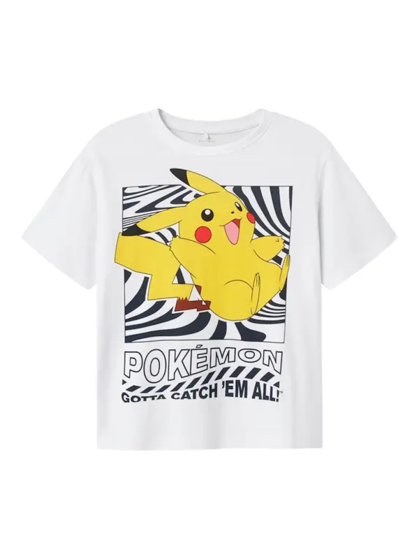 NAME IT NAME IT Majica 'NKMJamish Pokemon'  žuta / crvena / crna / bijela
