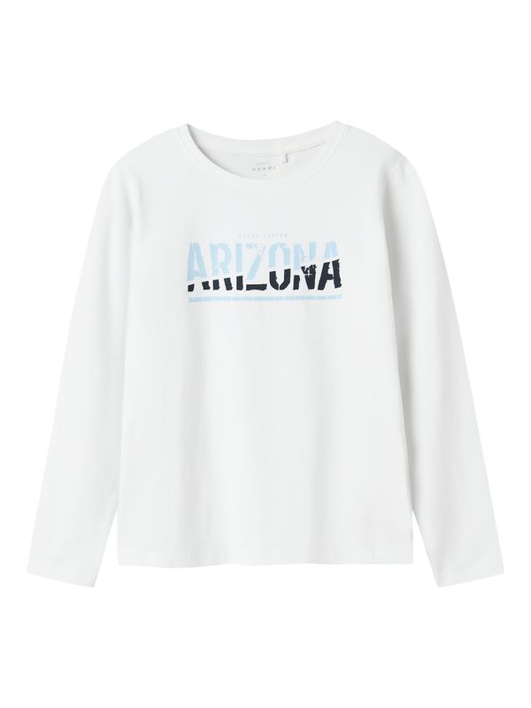 NAME IT NAME IT Majica 'NKMVUX'  morsko plava / svijetloplava / bijela