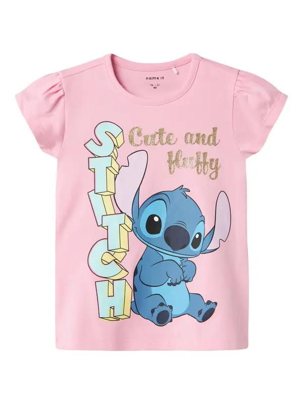 NAME IT NAME IT Majica 'NMFFolly Stitch'  tirkiz / safirno plava / svijetložuta / roza