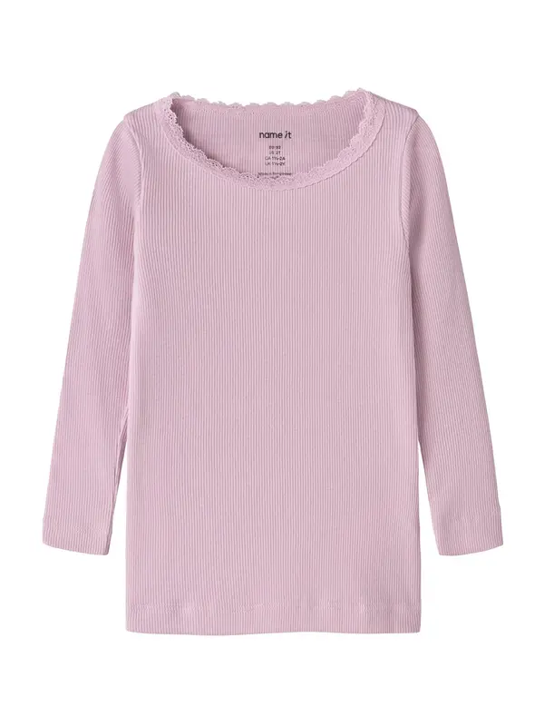 NAME IT NAME IT Majica 'NMFKab'  sivkasto ljubičasta (mauve)