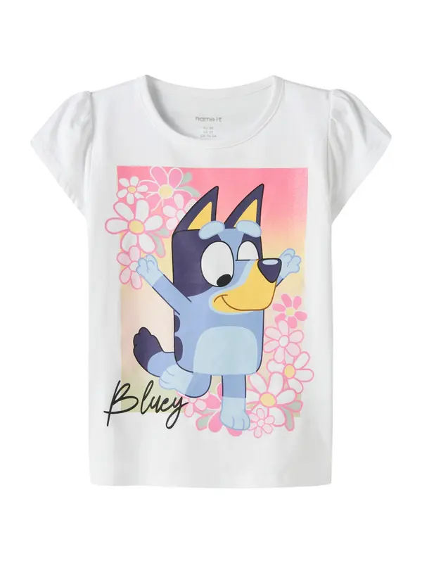 NAME IT NAME IT Majica 'NMFMAKA BLUEY'  mornarsko plava / svijetloplava / roza / bijela