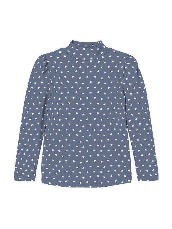 NAME IT NAME IT Majica 'NMFVILINE '  sivkasto plava / bijela