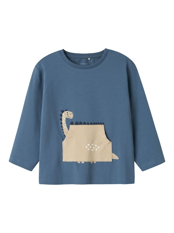 NAME IT NAME IT Majica 'NMMBAWI'  tamno plava / bež siva