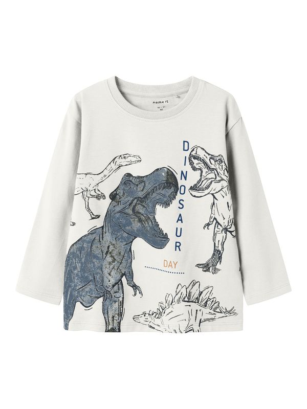 NAME IT NAME IT Majica 'NMMBENJAMINO'  tamo siva / crna / bijela