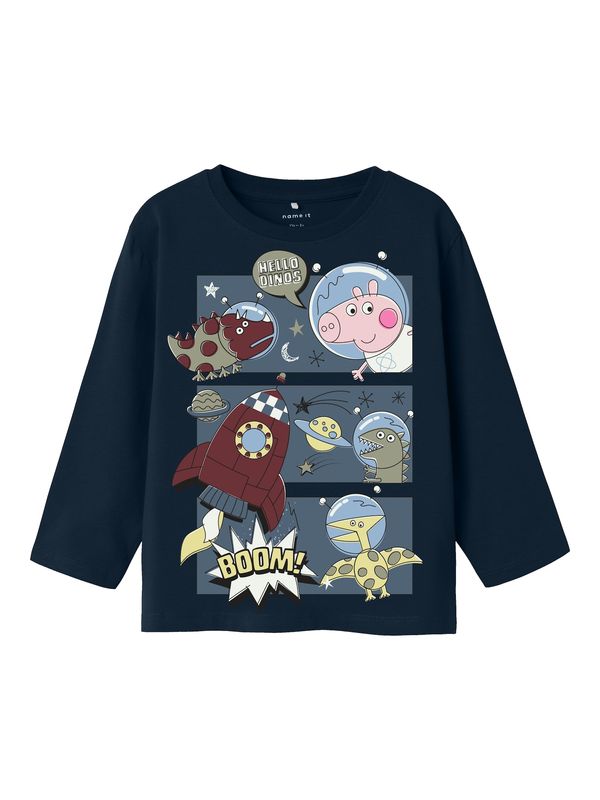 NAME IT NAME IT Majica 'NMMDILIP PEPPA'  mornarsko plava / opal / svijetloplava / tamno crvena