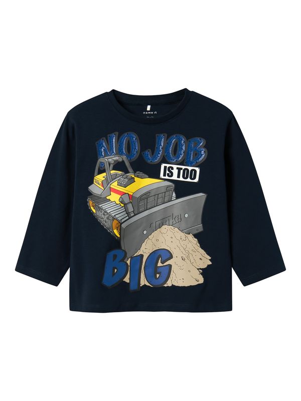 NAME IT NAME IT Majica 'NMMJEREMY TONKA'  plava / morsko plava / žuta / bijela