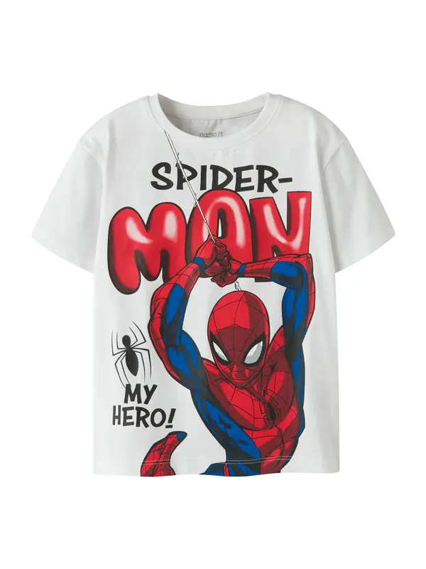 NAME IT NAME IT Majica 'NMMMarvin Spider'  mornarsko plava / vatreno crvena / crna / bijela