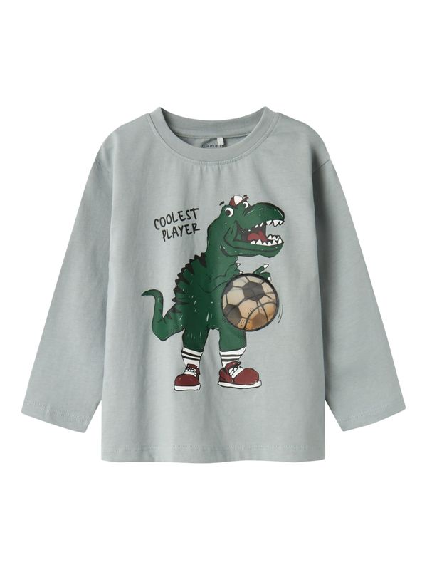 NAME IT NAME IT Majica 'NMMTHOR'  smeđa / siva / tamno zelena / bijela