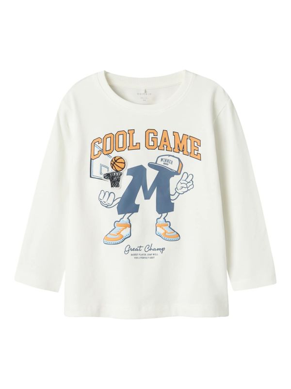 NAME IT NAME IT Majica 'NMMTHORHIM'  golublje plava / pastelno plava / narančasta / bijela