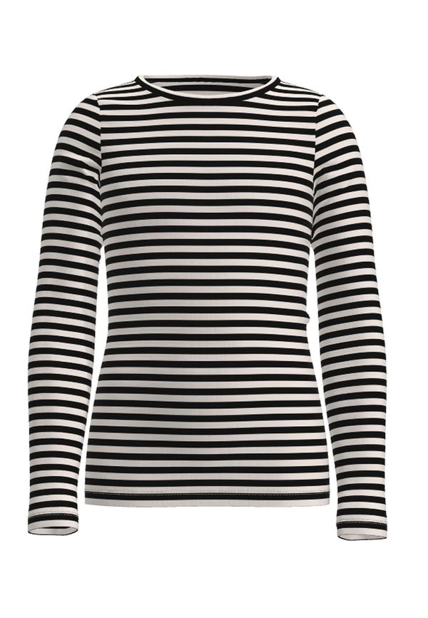 NAME IT NAME IT Majica 'Suraja'  crna / bijela