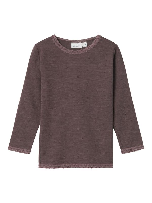 NAME IT NAME IT Majica 'WANG'  moka smeđa