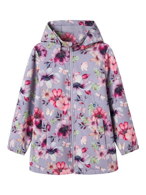 NAME IT NAME IT Outdoor jakna 'NKFALFA08'  svijetlozelena / lila / magenta / rosé