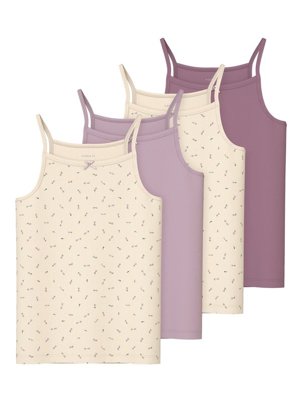 NAME IT NAME IT Potkošulja  boja pijeska / travnato zelena / lila / sivkasto ljubičasta (mauve)