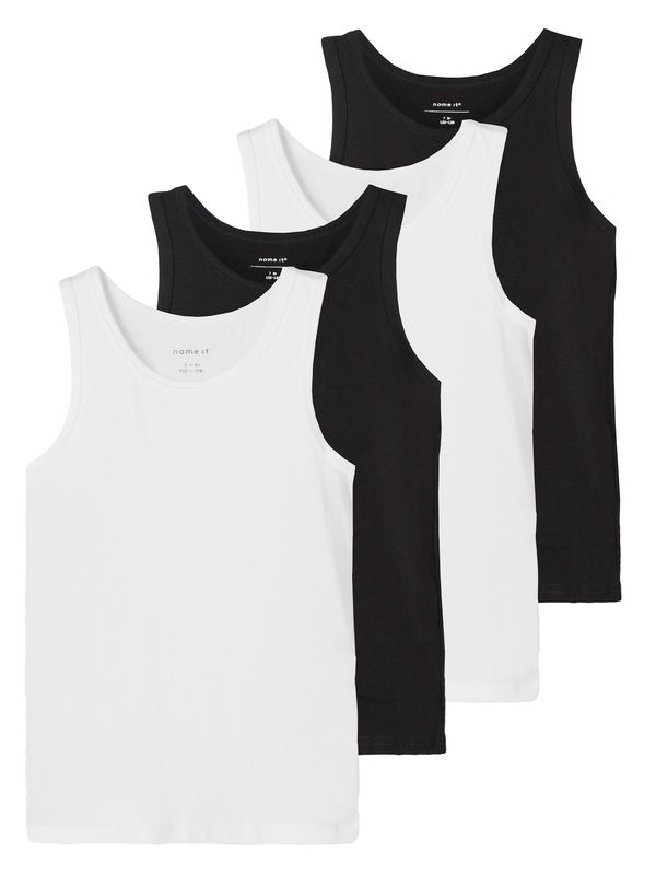 NAME IT NAME IT Potkošulja  crna / bijela