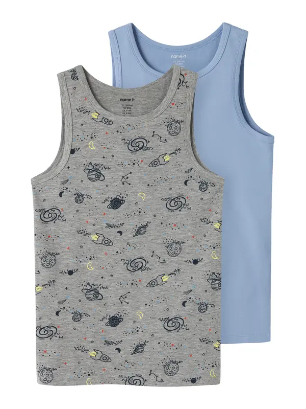 NAME IT NAME IT Potkošulja  svijetloplava / tamno plava / žuta / siva melange