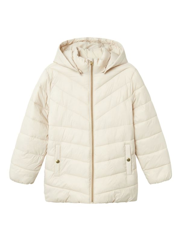 NAME IT NAME IT Prijelazna jakna 'MONAY'  svijetlobež / srebro