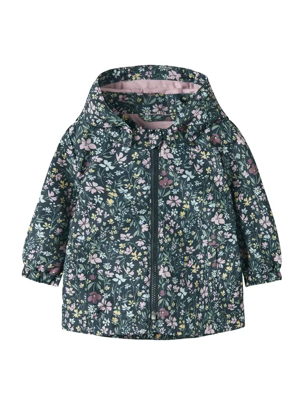 NAME IT NAME IT Prijelazna jakna 'NBFMaxi'  morsko plava / svijetloplava / žuta / roza