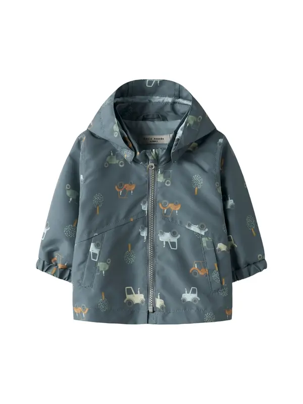 NAME IT NAME IT Prijelazna jakna 'NBMMax'  golublje plava / svijetloplava / zelena / narančasta