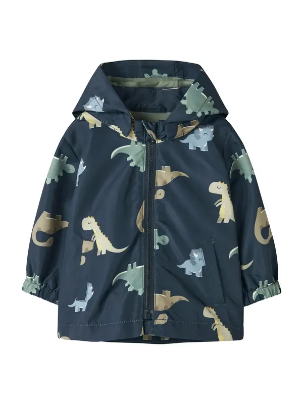 NAME IT NAME IT Prijelazna jakna 'NBMMAX'  mornarsko plava / golublje plava / kaki / pastelno zelena