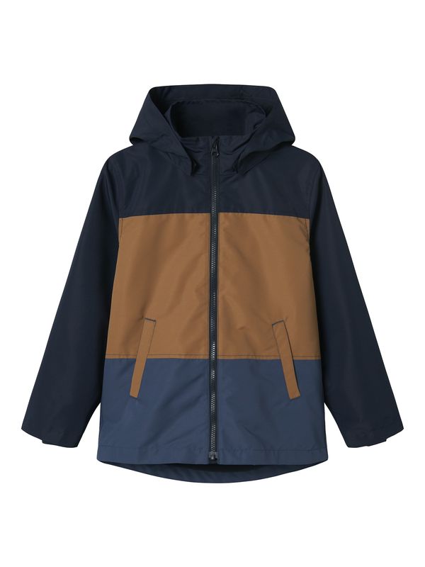 NAME IT NAME IT Prijelazna jakna 'NKMMAX'  morsko plava / tamno plava / smeđa