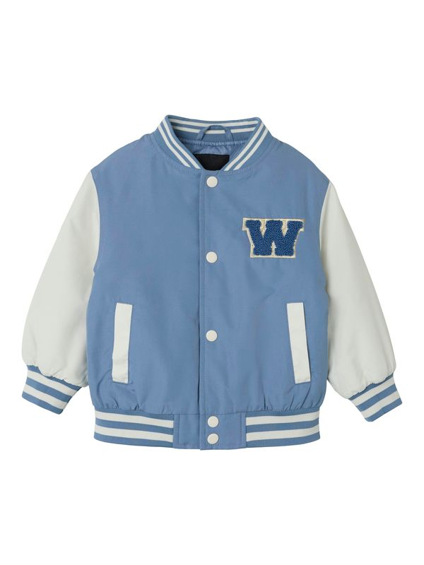 NAME IT NAME IT Prijelazna jakna 'NMMMAINS'  golublje plava / bijela