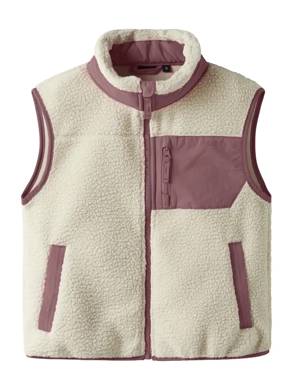 NAME IT NAME IT Prsluk 'NKFMiller'  svijetlosiva / sivkasto ljubičasta (mauve)