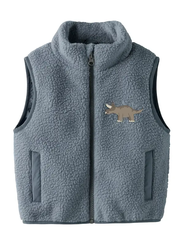 NAME IT NAME IT Prsluk 'NMMMall'  opal / smeđa / zelena