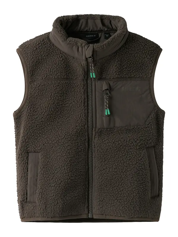 NAME IT NAME IT Prsluk 'NMMMiller'  čokolada