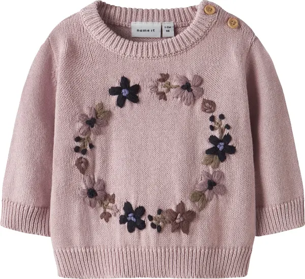 NAME IT NAME IT Pulover 'NBFOPAIR'  opal / smeđa / maslinasta / sivkasto ljubičasta (mauve)