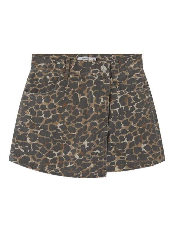 NAME IT NAME IT Suknja 'NKFLEO'  bež / smeđa / karamela / crna