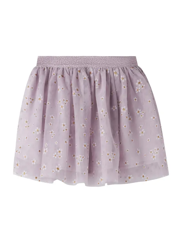 NAME IT NAME IT Suknja 'NMFVabos'  zlatna / lila / bijela