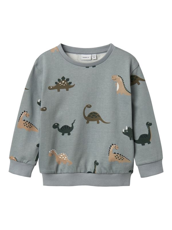 NAME IT NAME IT Sweater majica  bež / siva / tamno zelena / prljavo bijela