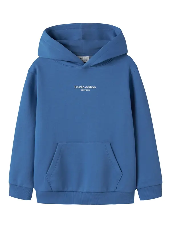 NAME IT NAME IT Sweater majica 'Brody'  safirno plava / bijela