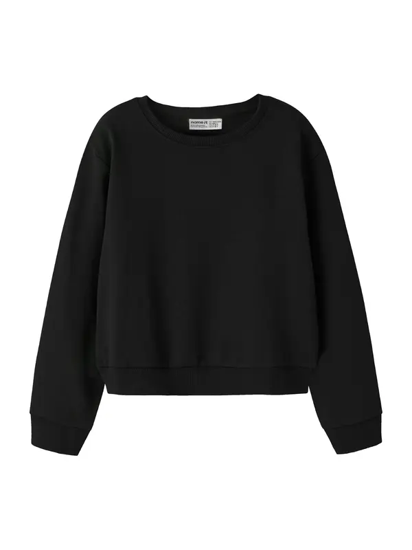 NAME IT NAME IT Sweater majica 'NKFMILLE'  crna