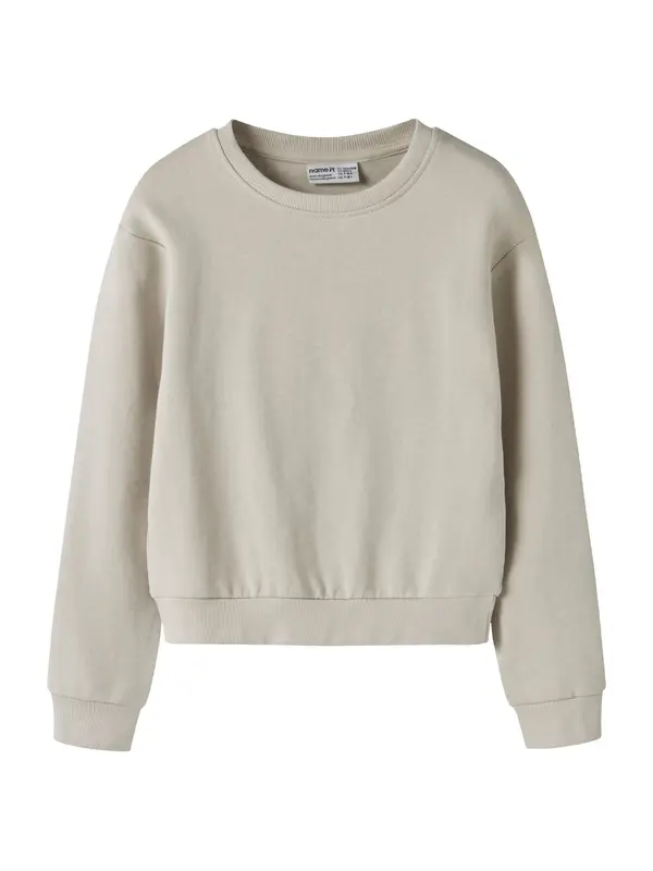 NAME IT NAME IT Sweater majica 'NKFMille'  kameno siva