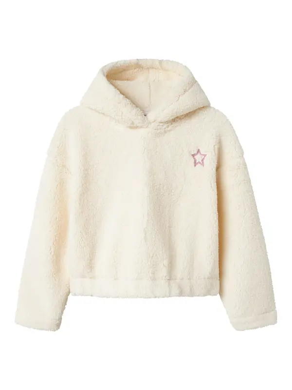 NAME IT NAME IT Sweater majica 'NKFODETTE'  bijela