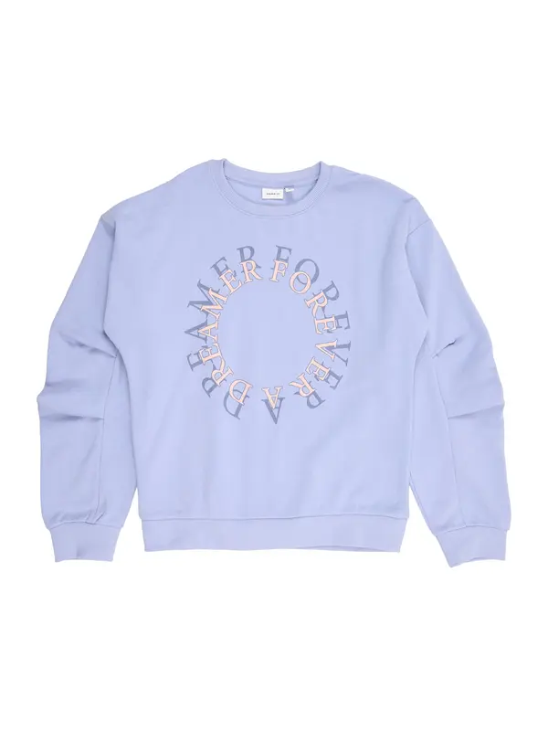 NAME IT NAME IT Sweater majica 'NKFPTAROUND'  pijesak / ljubičasta / lila