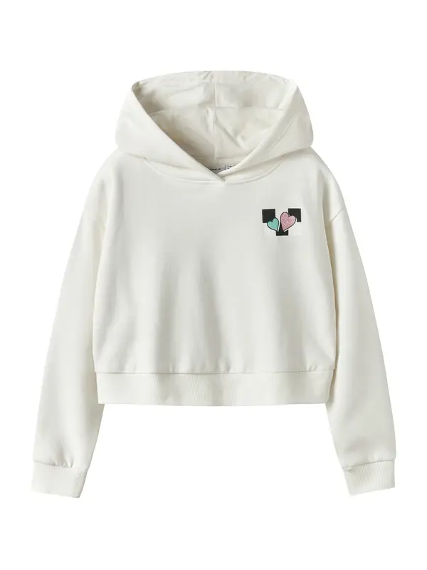NAME IT NAME IT Sweater majica 'NKFTARA'  menta / roza / crna / bijela