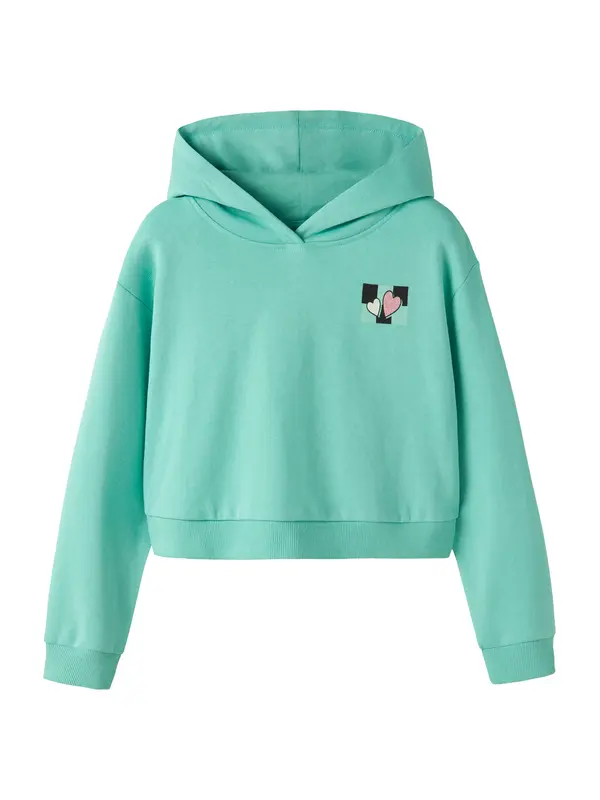 NAME IT NAME IT Sweater majica 'NKFTARA'  menta / roza / crna / bijela