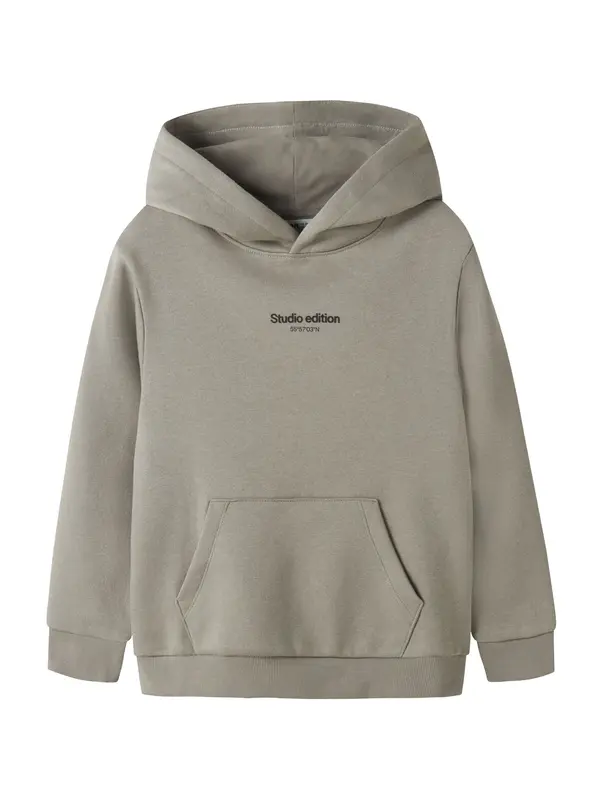 NAME IT NAME IT Sweater majica 'NKMBRODY'  bež siva / crna
